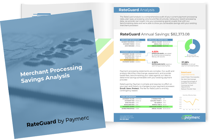 RateGuard by Paymerc - Merchant Payment Processing Savings Analysis
